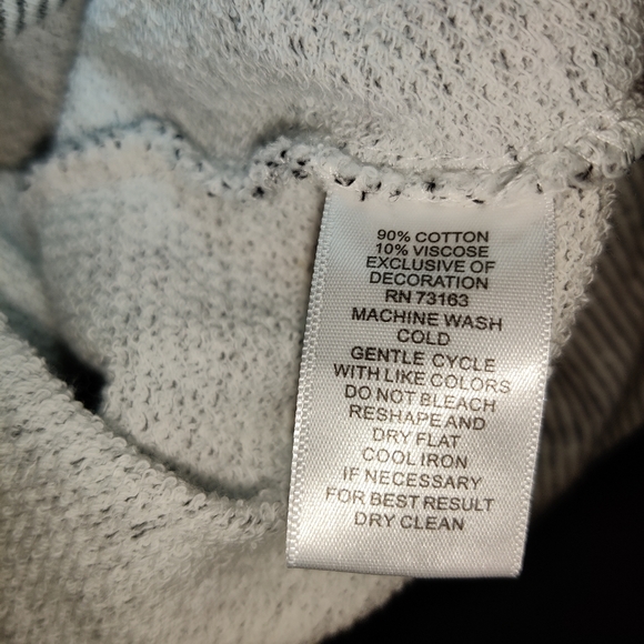 Grey & Gray Long Sleeve Tie Front Striped Top - Picture 12 of 12